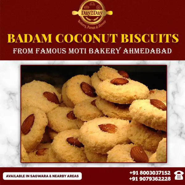 Badam Coconut Nankhatai